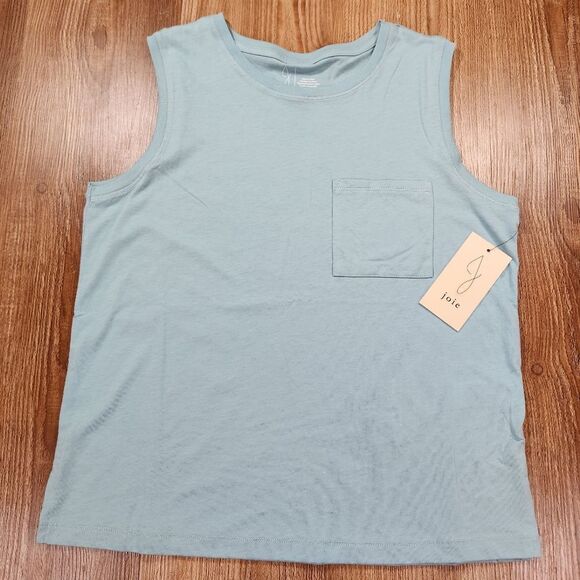 ☔️🔹️NWT Joie Blue Lightweight Sleeveless Top Small - Picture 1 of 9